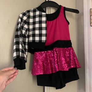 Girls dance costume
